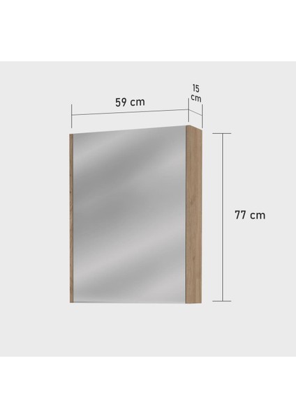 Üst Dolap Kombin - 60-70-90 cm Uyumlu - Meşe modelleri