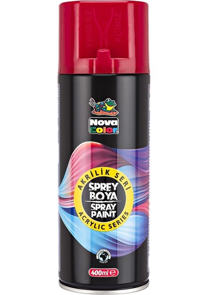 Akrilik Sprey Boya Kırmızı 400ml