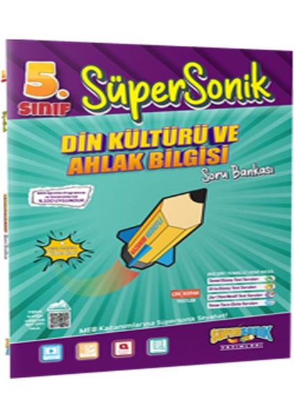 Tonguç Akademi Süpersonik 5. Sınıf Din Kültürü ve Ahlak Bilgisi Soru Bankası