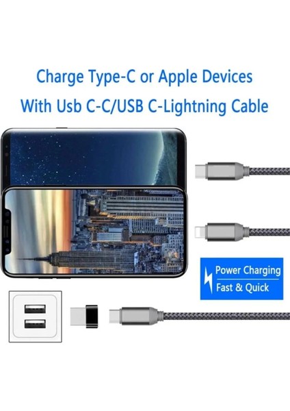 Iphone 11 12 13 14 Uyumlu Yeni Nesil Type-C To USB Dönüştürücü Şarj Başlık Dönüştürücü Otg