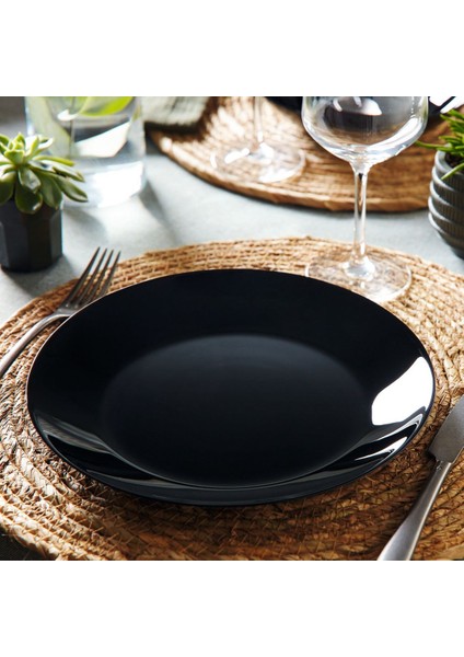 Luminarc Arcopal 6' Lı Zelıe 26 Cm Servis Tabak Siyah