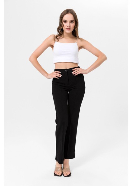 Kadın Çimalı Ispanyol Paça Pantolon fiyatları