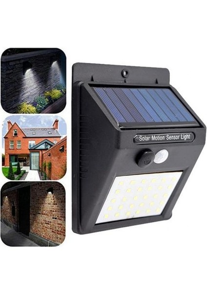 Hareket Sensörlü Güneş Enerjili LED Aydınlatma Dış Mekan Bahçe 20 LED'li fırsatları
