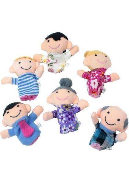 6'lı Aile Parmak Kukla