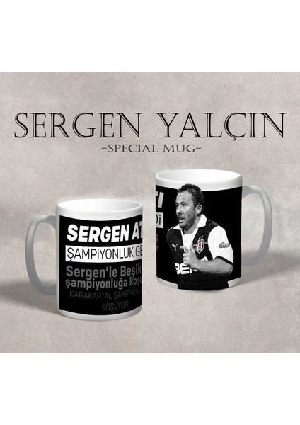 - Sergen Baskılı Kupa Bardak