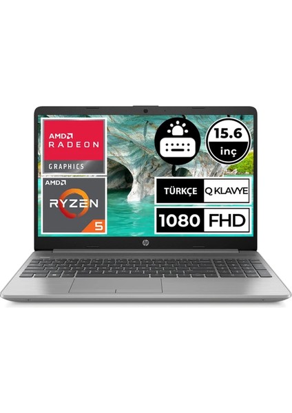 Hp 255 G9 6Q8N1ESCO1 AMD Ryzen 5 5625U 8GB 256GB SSD Freedos 15.6" FHD Taşınabilir Bilgisayar