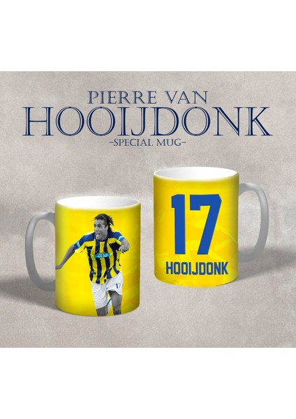 Pierre Van Hooijdonk - Futbol Özel Tasarım Kupa Bardak