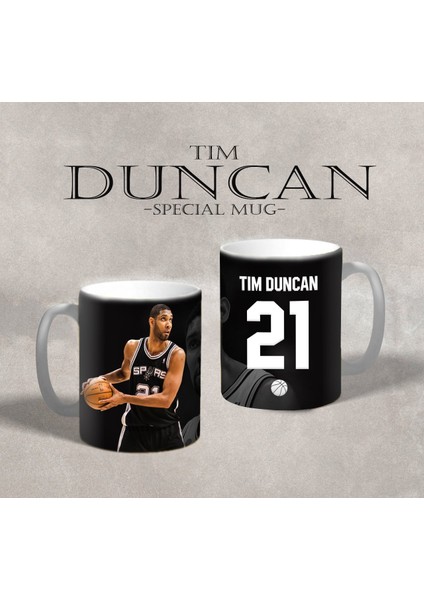 - Tim Duncan Baskılı Kupa Bardak