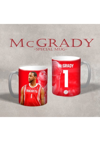 - Tracy McGrady Baskılı Kupa Bardak