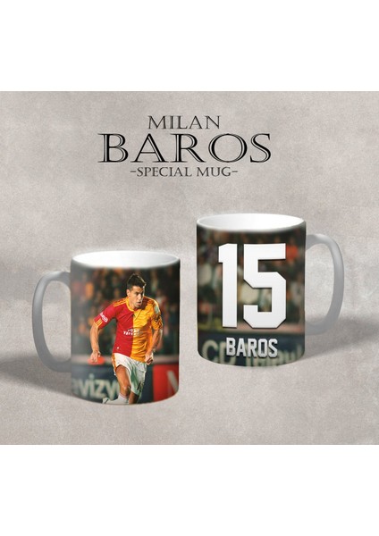 - Milan Baros Baskılı Kupa Bardak