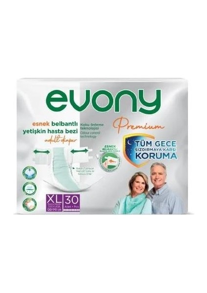 Premium Hasta Bezi Extra Large Beden Xl 30'Lu 1 Paket