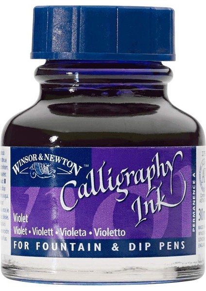Calligraphy Ink Kaligrafi Mürekkebi 30 ml Violet