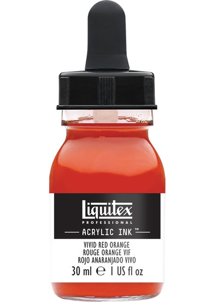 Akrilik Mürekkep 30 ml - Vivid Red Orange