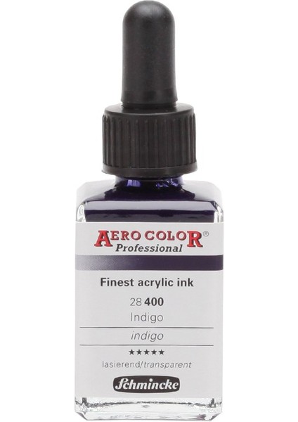 Aero Color Airbrush Akrilik Mürekkep 28ML 400 Indigo