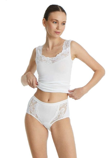 Kadın Slip Külot Dantelli Private 1316