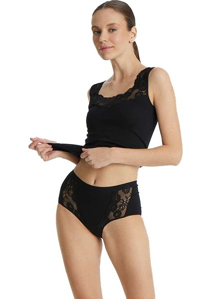 Kadın Slip Külot Dantelli Private 1316
