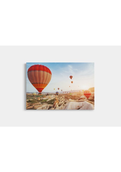 Uçan Hava Balonları Kanvas Tablo