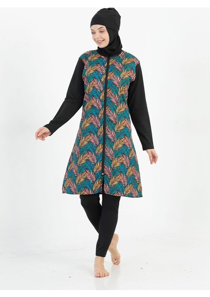 Fermuarlı Renk Seçenekli Tam Kapalı Hızlı Kuruma Özellikli Tesettür Mayo fiyatları