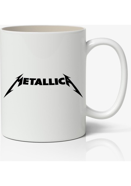 Anime Marketi Metallica Beyaz Porselen Kupa Bardak