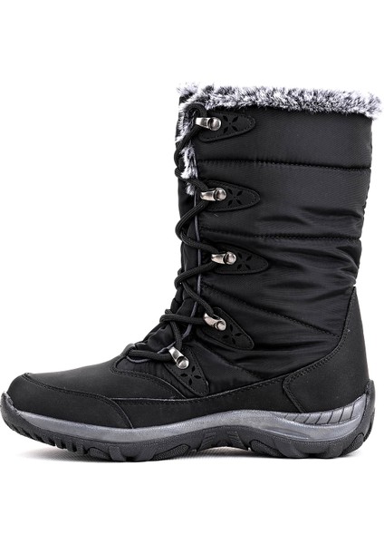Lead Nwp Bağcıklı Kadın Kar Bot Ayakkabı Siyah fiyatları