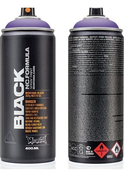 Black Seri 400 ml Sprey Boya BLK4160 Wizard