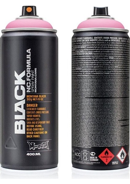 Black Seri 400 ml Sprey Boya BLK3120 Pink Cadillac