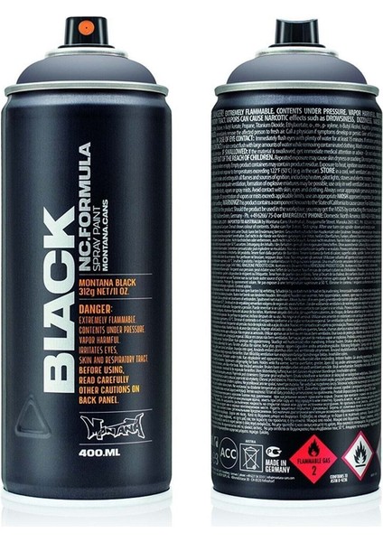 Black Seri 400 ml Sprey Boya BLK7230 Nostradamus