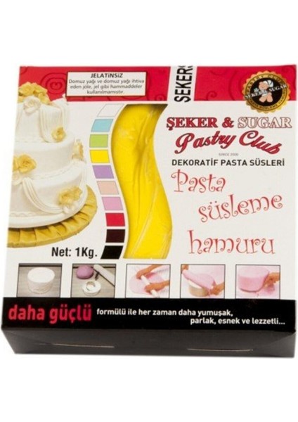Sarı Şeker Hamuru 1kg