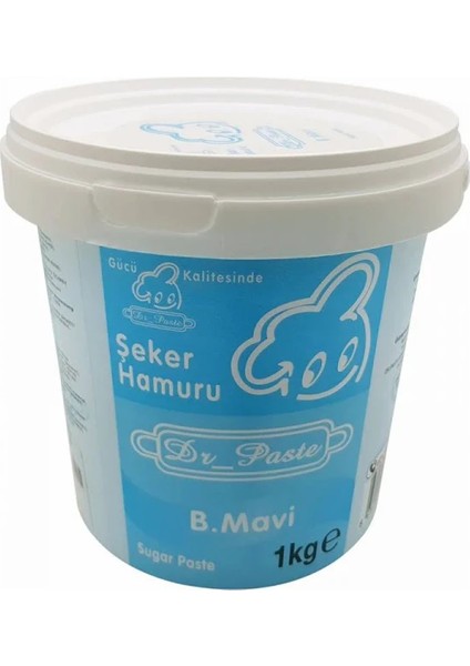 Bebek Mavi Şeker Hamuru 1kg