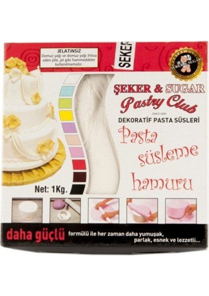 Beyaz Şeker Hamuru 1 kg