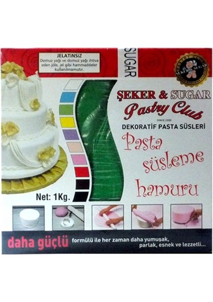 Çam Yeşili Şeker Hamuru 1 kg