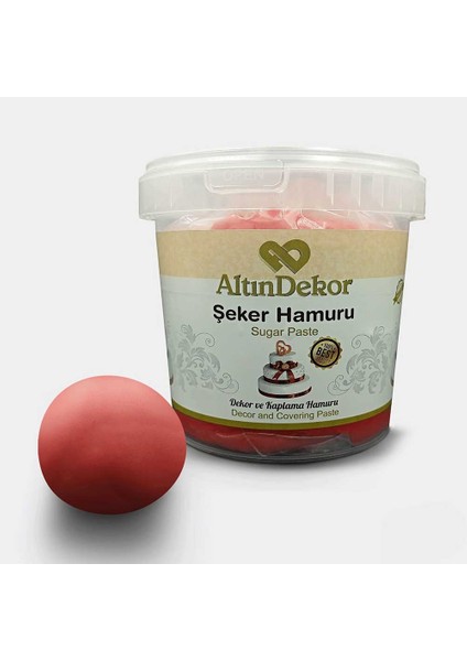 Altın Usta Şeker Hamuru Kırmızı 1 kg