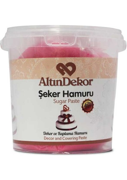 Altın Usta Şeker Hamuru Neon Pembe 1 kg