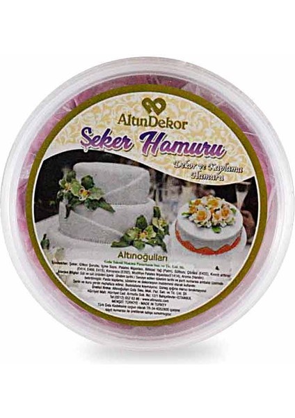 200 gr A.usta Şeker Hamuru Bordo