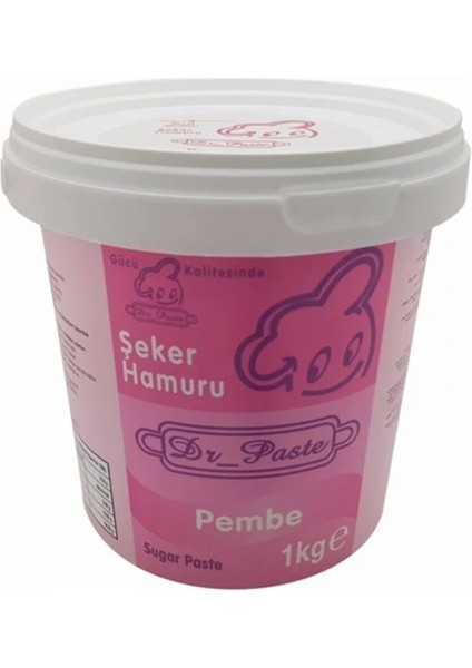 Pembe Şeker Hamuru 1kg