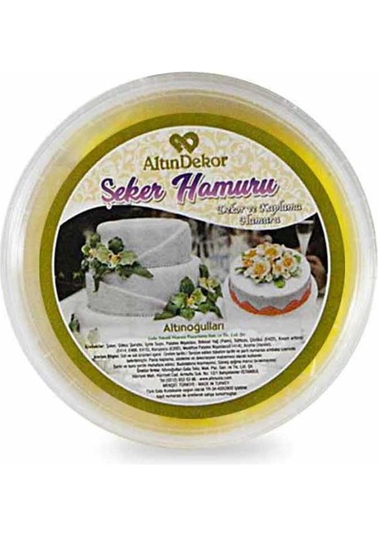 200 gr Altın Usta Şeker Hamuru Sarı