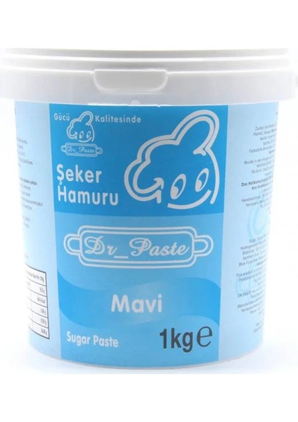 Mavi Şeker Hamuru 1kg