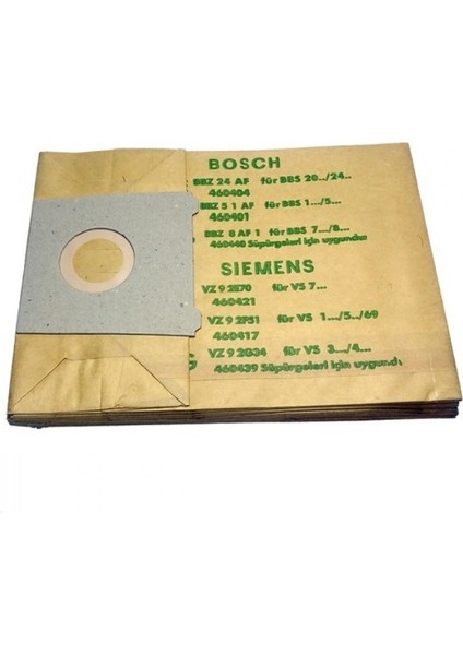 Bosch Bsgl 50000 - 59999 3 Katlı Kağıt Toz Torbası 10 Adet