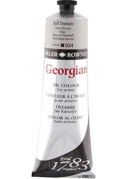Georgian Yağlı Boya 225ML 024 Buff Titanium White