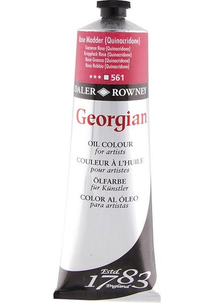 Georgian Yağlı Boya 225ML 561 Rose Madder Quin