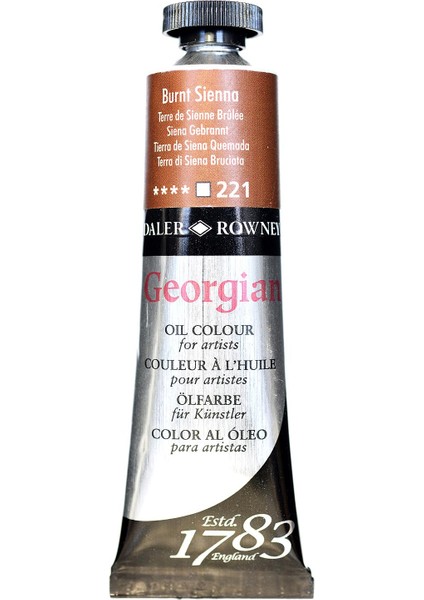 Georgian Yağlı Boya 38ML 221 Burnt Sienna