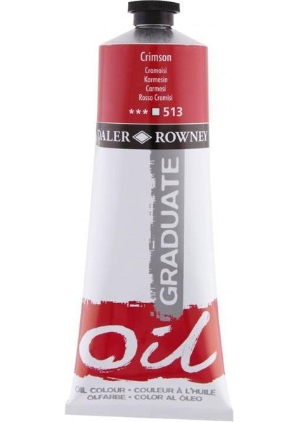 Graduate Yağlı Boya 200ML 513 Crimson