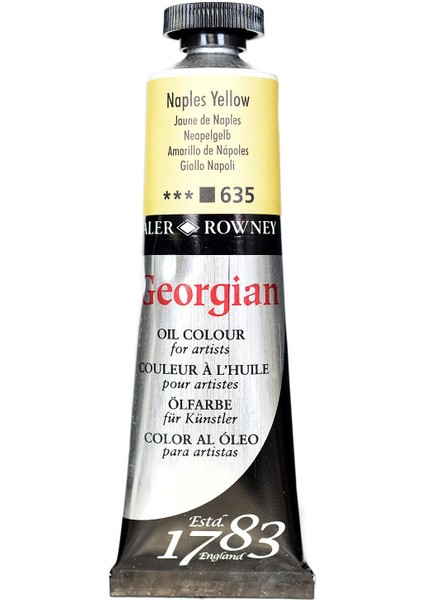 Georgian Yağlı Boya 38ML 635 Naples Yellow