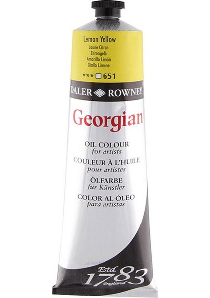 Georgian Yağlı Boya 225ML 651 Lemon Yellow