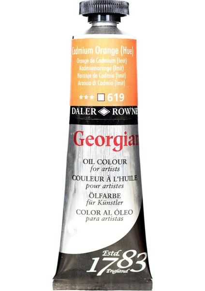Georgian Yağlı Boya 38ML 619 Cadmium Orange Hue