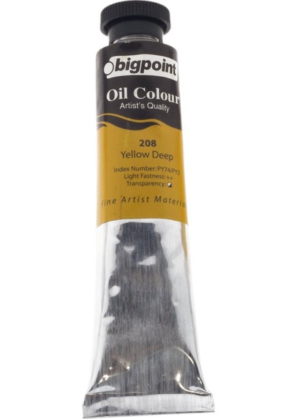 Yağlı Boya 200ML Yellow Deep 208