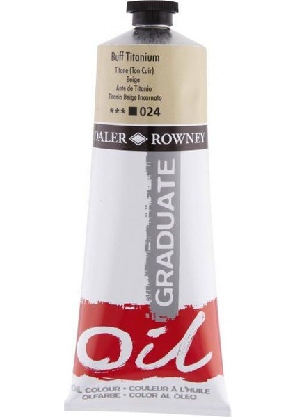 Graduate Yağlı Boya 200ML 024 Buff Titanium