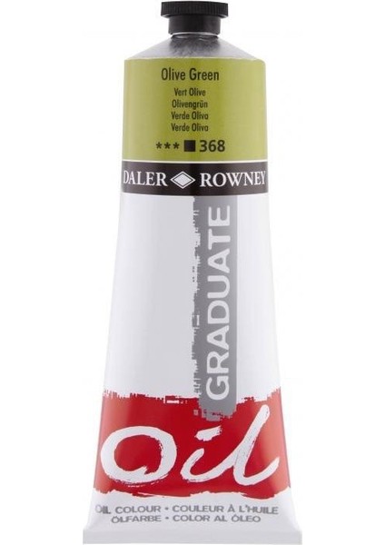 Graduate Yağlı Boya 200ML 368 Olive Green