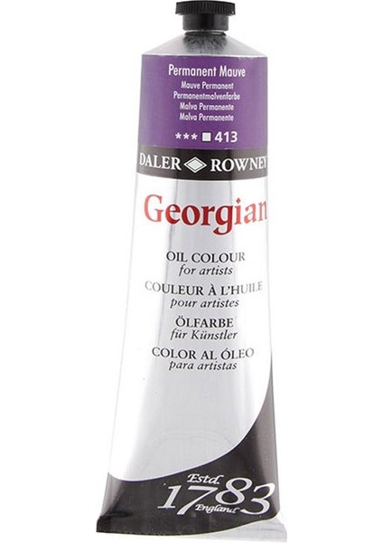 Georgian Yağlı Boya 225ML 413 Permanent Mauve