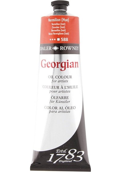 Georgian Yağlı Boya 225ML 588 Vermilion Hue